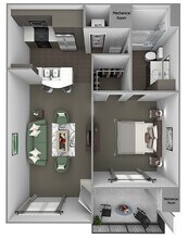 A1 (Verbena) 1017 floor plan